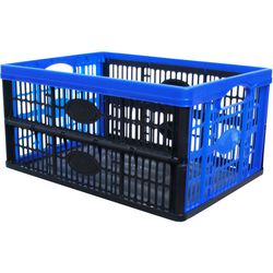Inklapbare transportbak viso 30 liter blauw