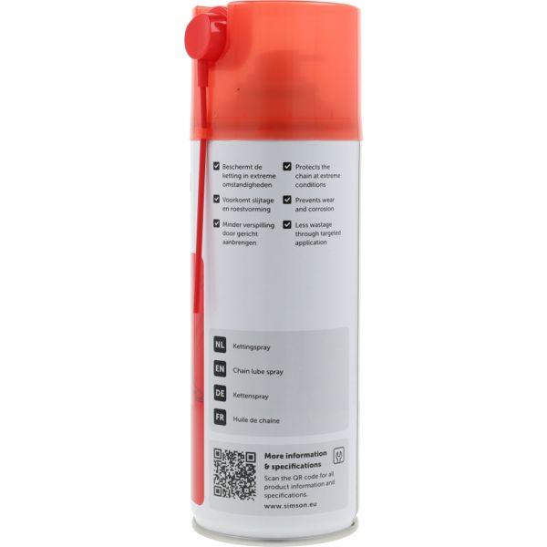 Simson ketting- en derailleurreiniger spray 400ml