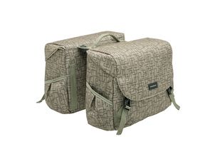 Mondi Joy Dubbele fietstas - waterafstotend polyester - Racktime - Ivy Grey