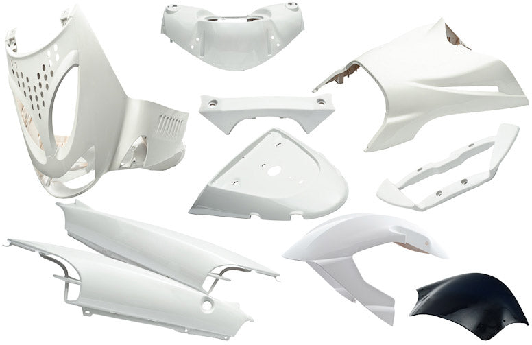 Edge ter plaatse 11-delig voor aprilia sr van bouwjaar 1997 tot 2004 - glanzend wit