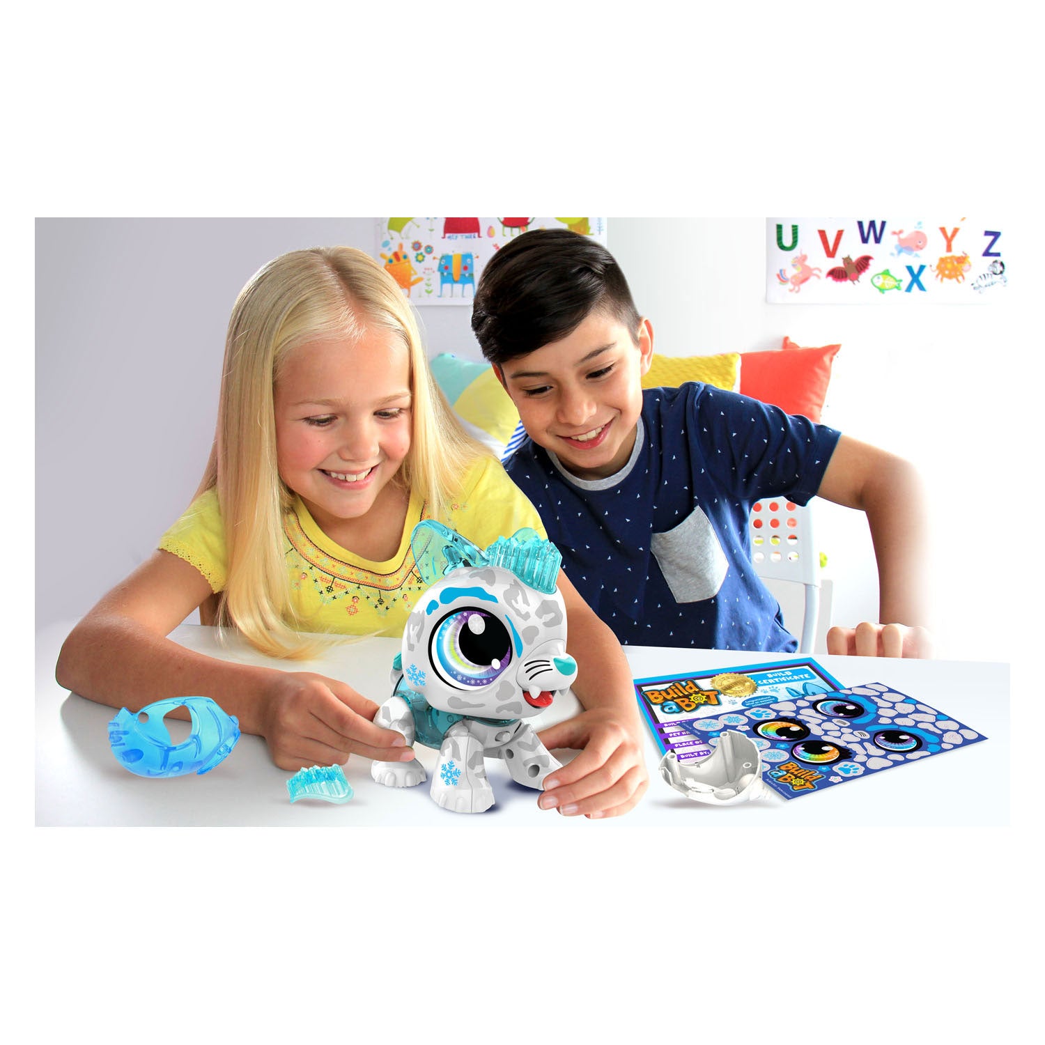 Bouw een Bot Lights Sneeuw Luipaard - Interactieve Robot