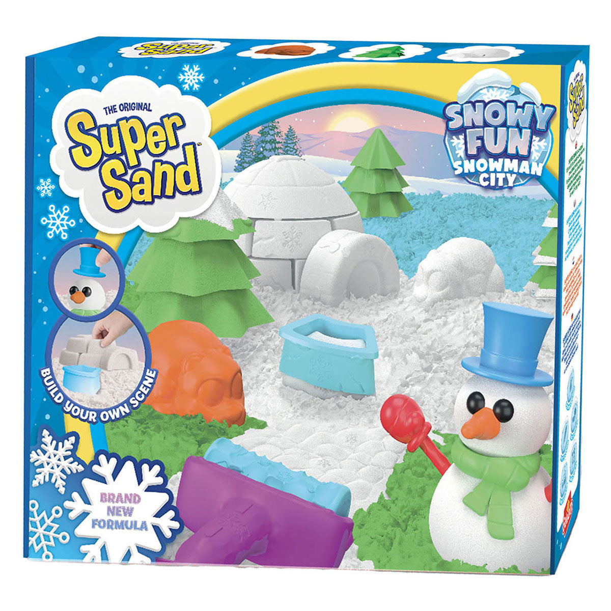 Super Sand Snowy Fun - Sneeuwmanstad Speelset