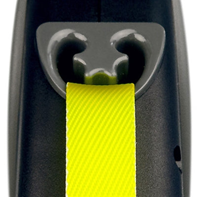 Flexi Rollijn reuzentape neon zwart geel