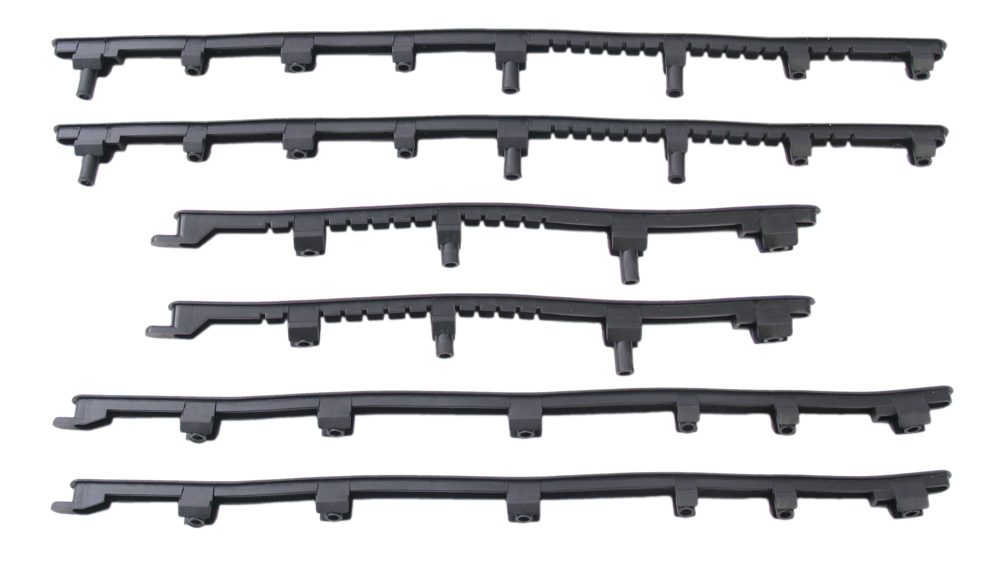 Caoutchouc de marchepied set 6 pièces Vespa S Vespa LX noir