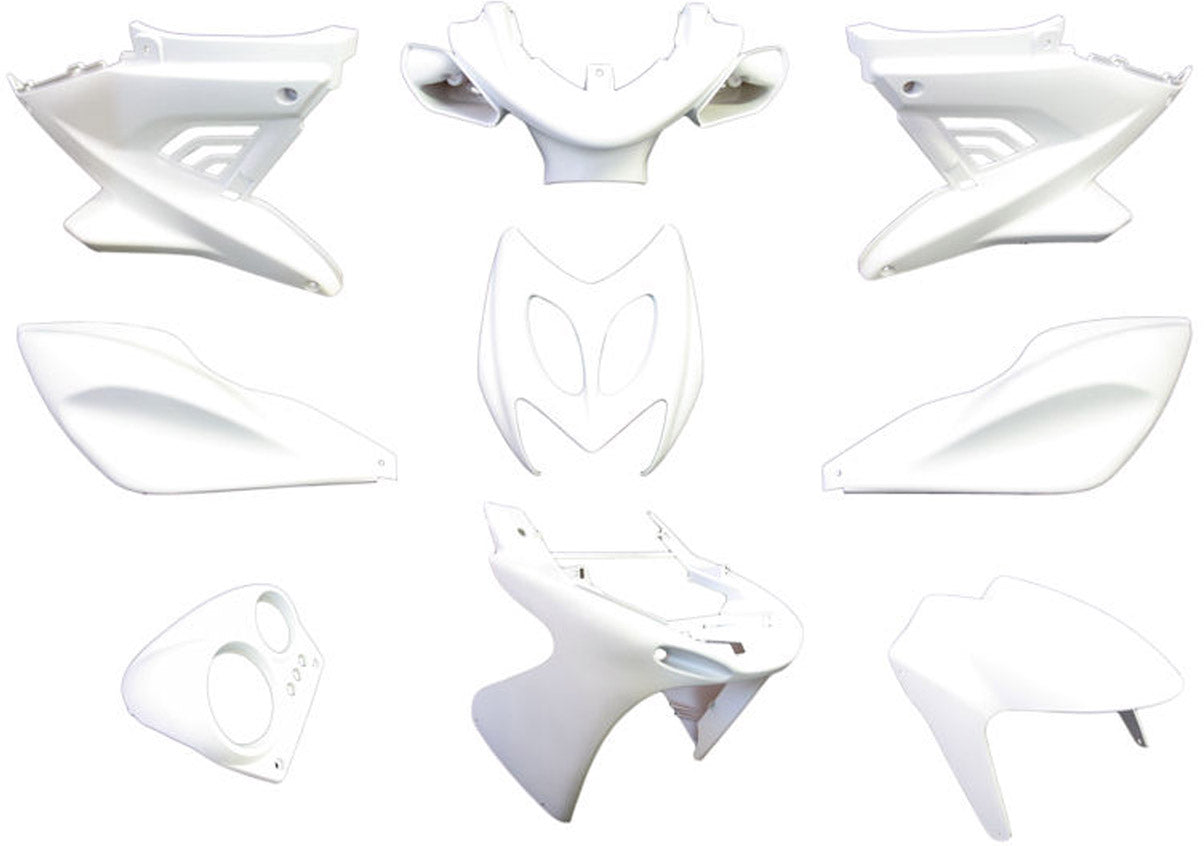 Rand Plaatset Aerox tot bj. 2014 9 delig mat wit