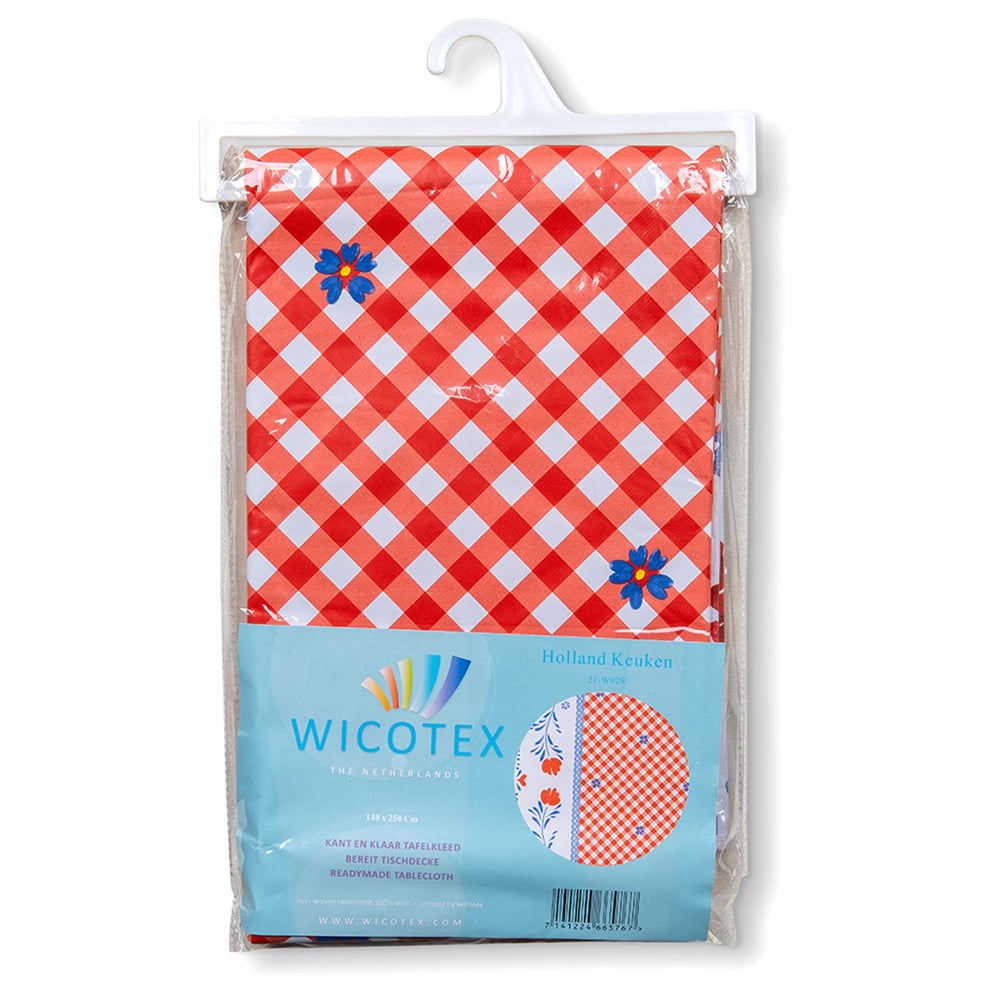 Wicotex tafelkleed pvc met non-woven vliesrug holland 140x250cm
