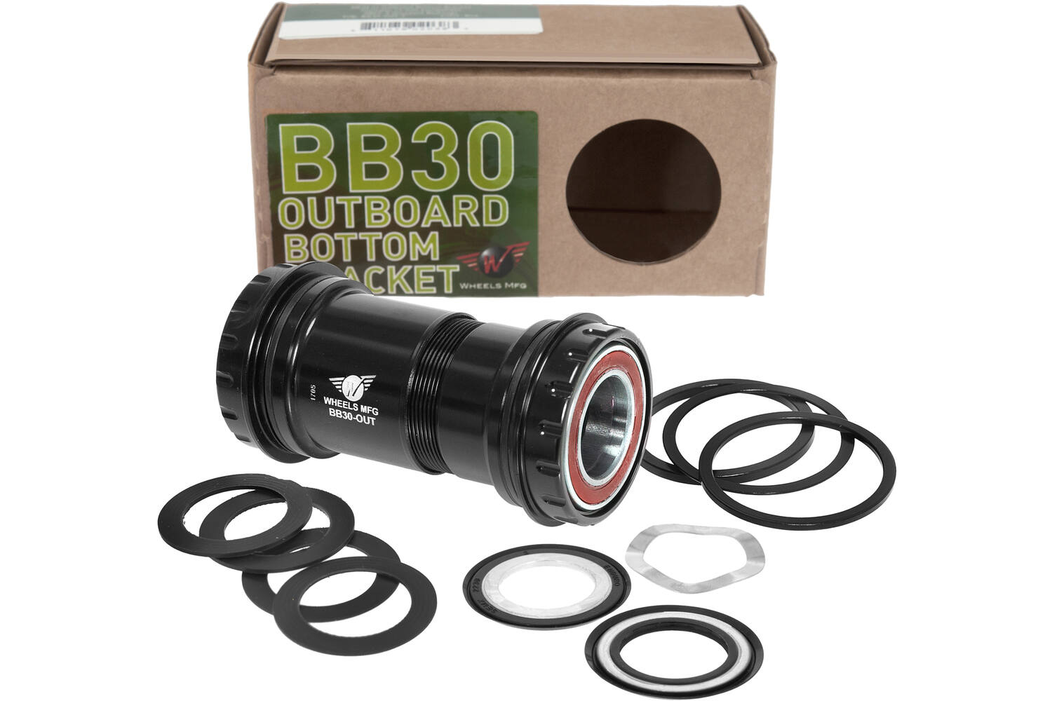 Wielen fabrikant - trapas bb30 shimano 24mm acb zwart