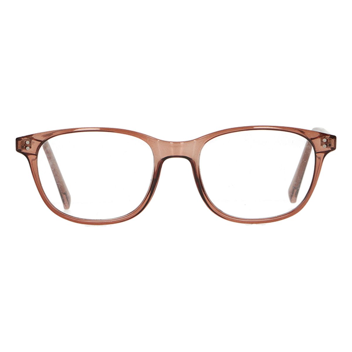Spectrum leesbril transparant bruin 2.50