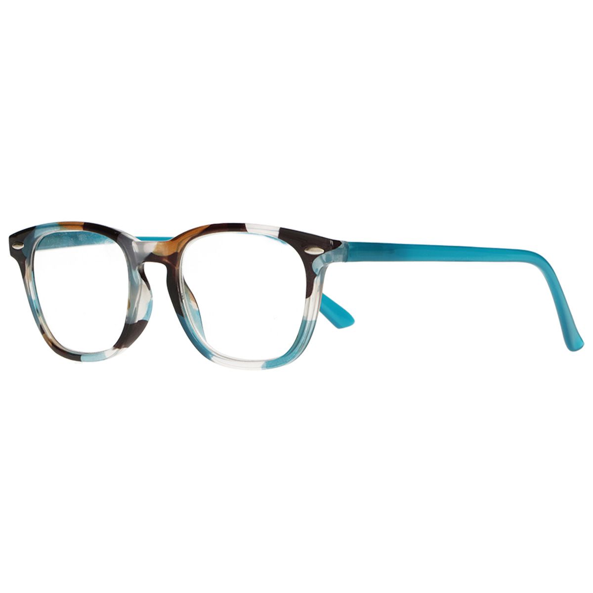 Spectrum leesbril blauw bruin 3.00