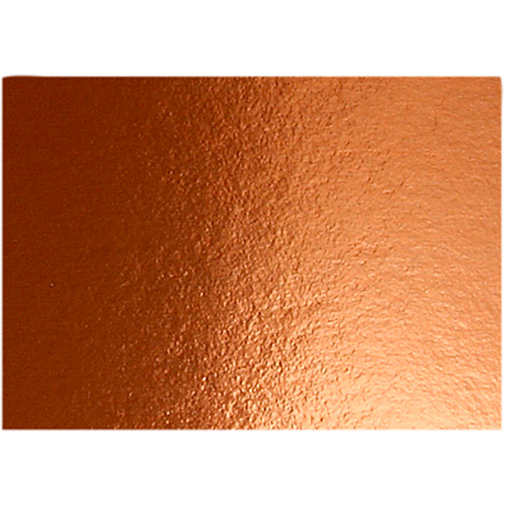 Metallic foliekarton, a4, vel 210x297 mm, 280 gr, koper, 10 vel 1 doos