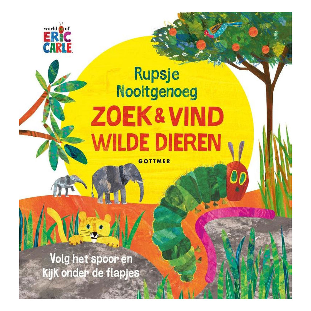 Gottmer uitgevers groep rupsje nooitgenoeg - zoek vind wilde dieren