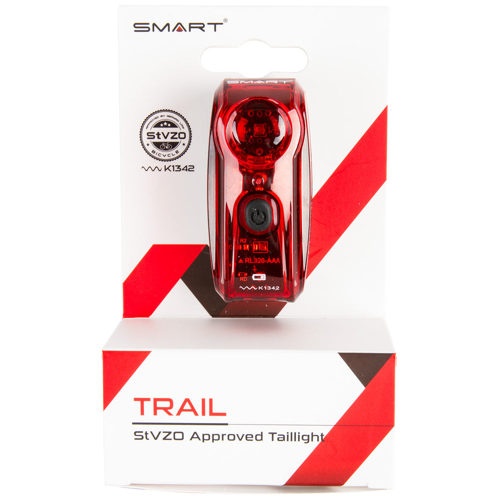 Smart trail battery rear light