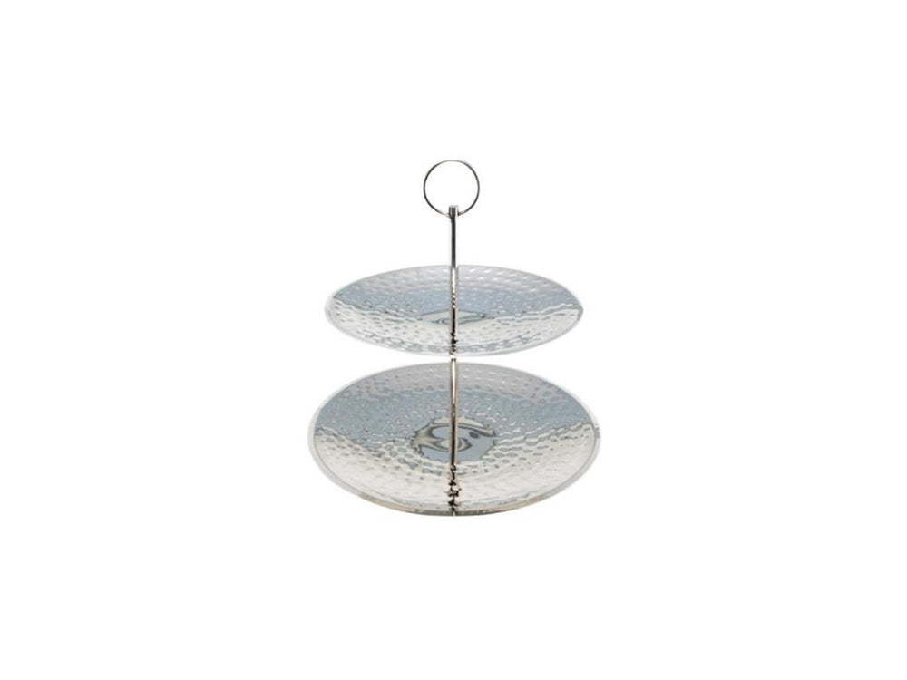 Svenska living etagere 2-laags rvs 20 25cm