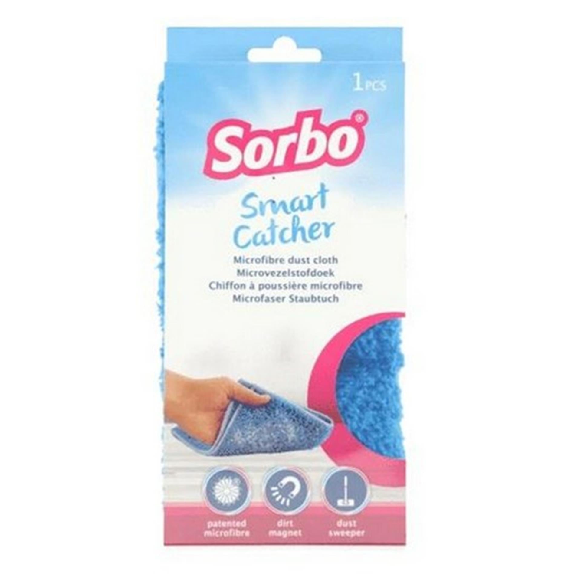 Sorbo smart catcher stofdoek microvezel 28 cm | 12 stuks
