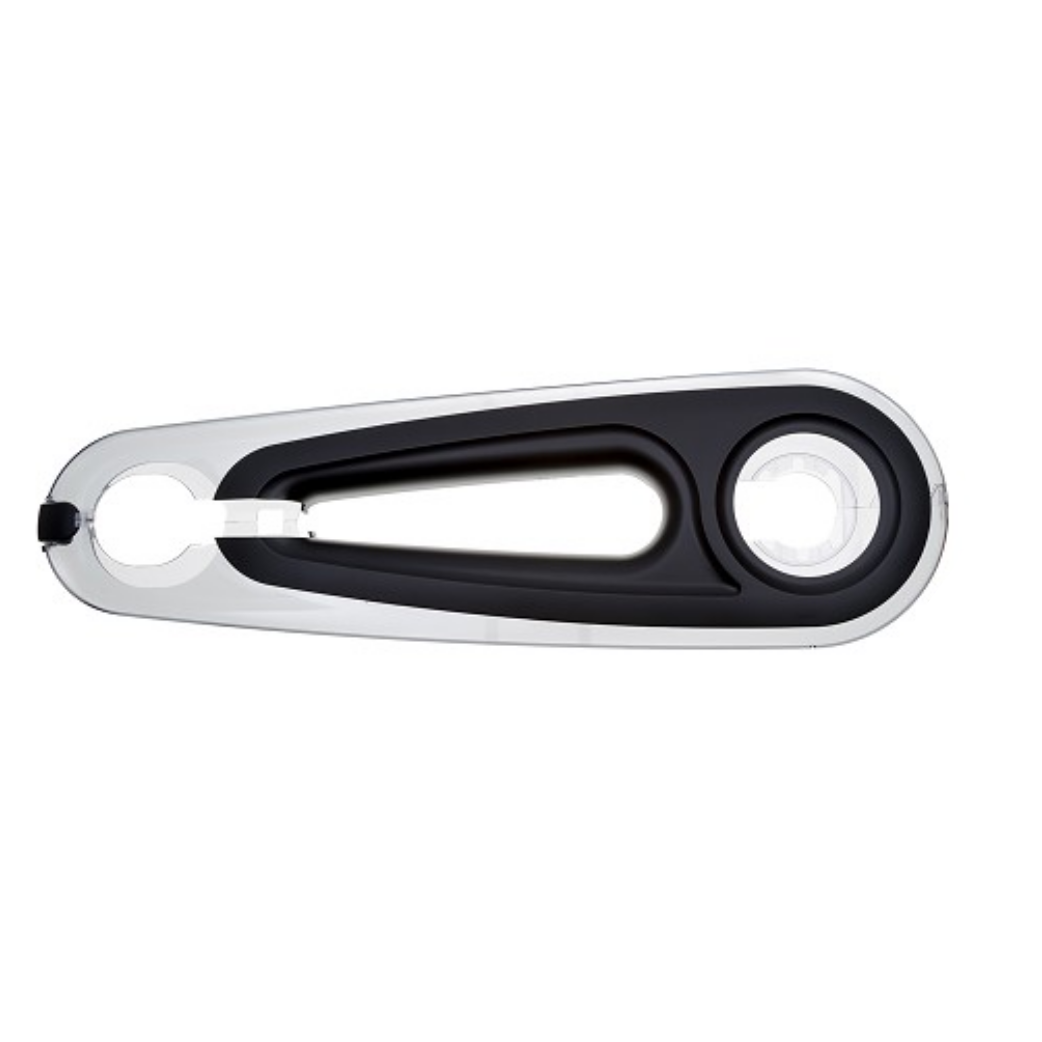 kettingkast 28 inch multi-open 63,5 x 19,5 cm smoke zwart