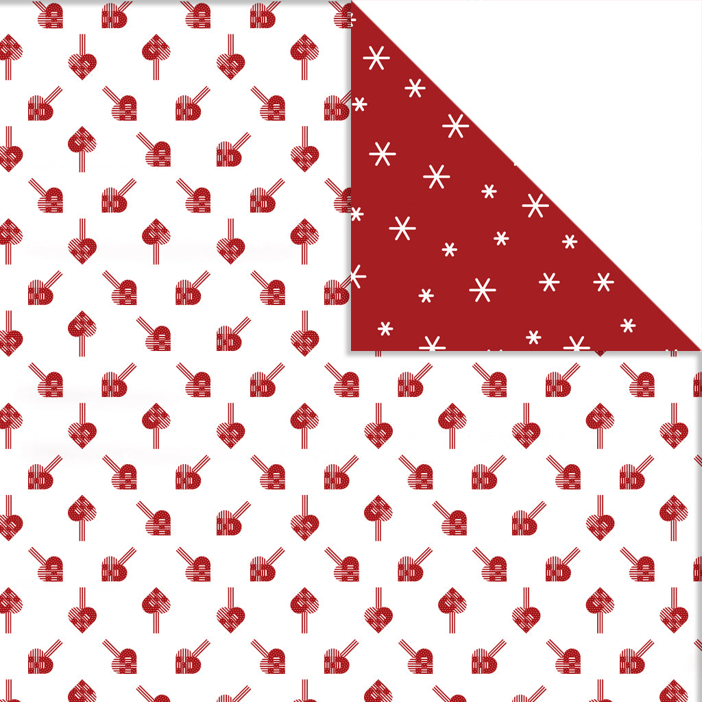 Design papier, harten ijskristallen, vel 30,5x30,5 cm, 180 gr, 3 vel 1 doos