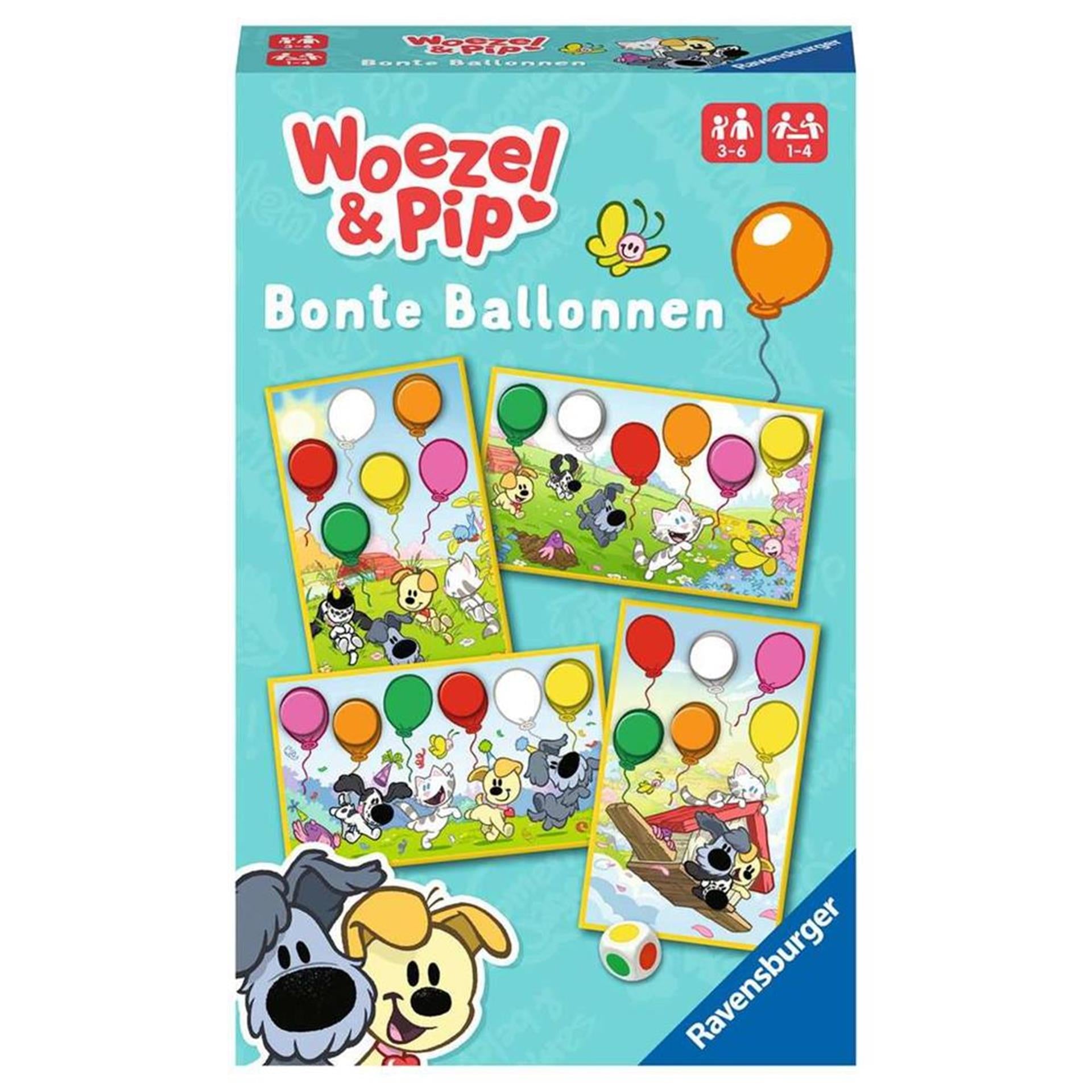 Ravensburger woezel pip bonte ballonnen