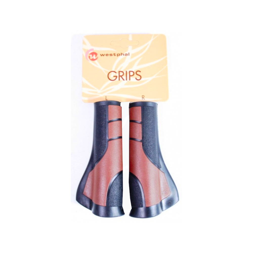 Westphal handvatten bruin zwart. lengte: 120 120mm