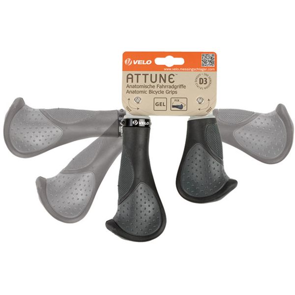 Velo Handle court-long 135mm-92mm, avec montage Allen, avec Gel, confort