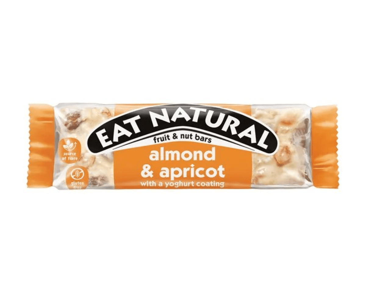 Eat natural amandel abrikoos met yoghurt laagje (12x 40gr)