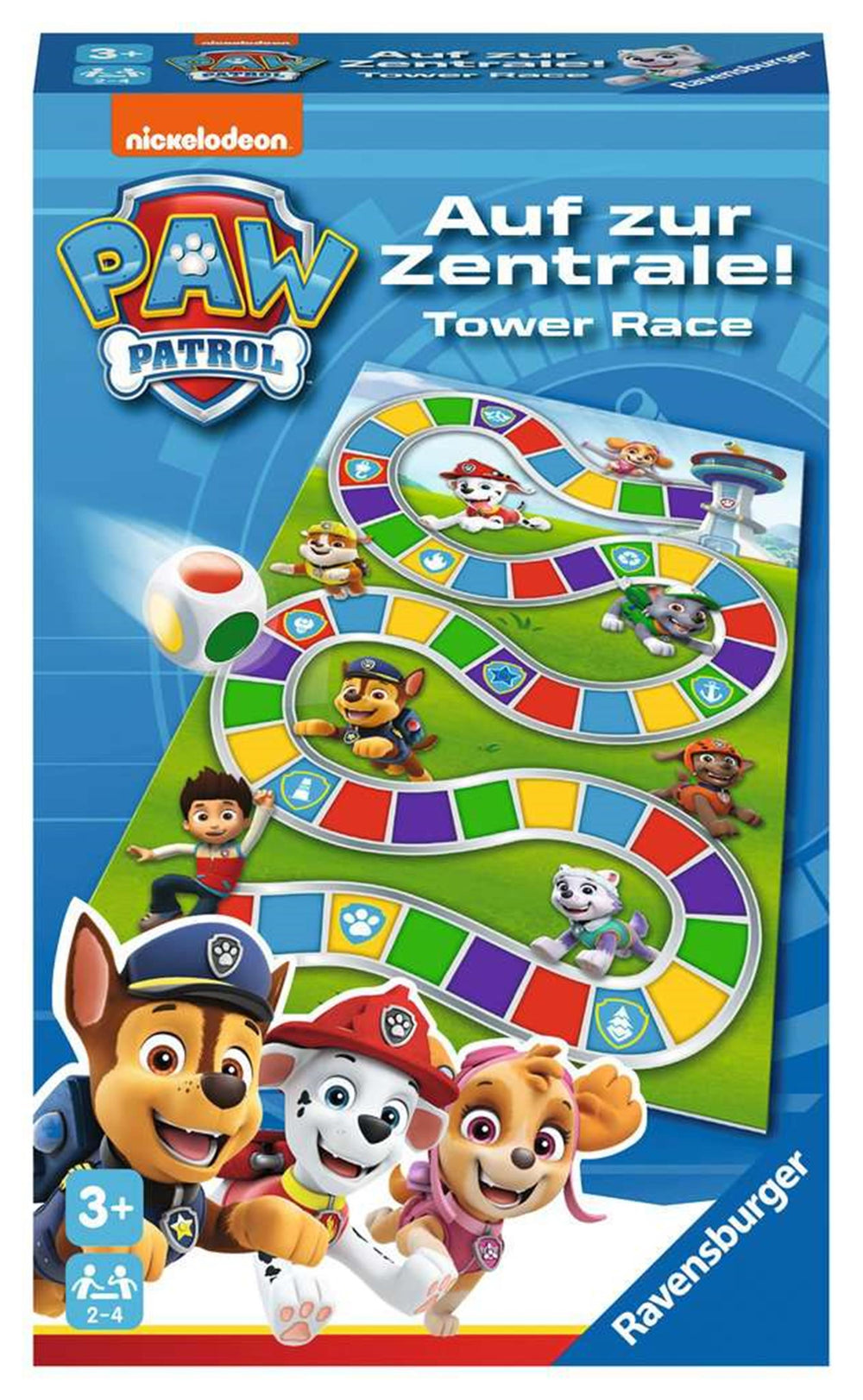 Ravensburger paw patrol race the tower! - pocketspel
