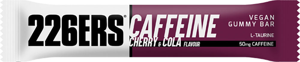 226ers vegan gummy bar 20mg caffeine cherry cola 30g