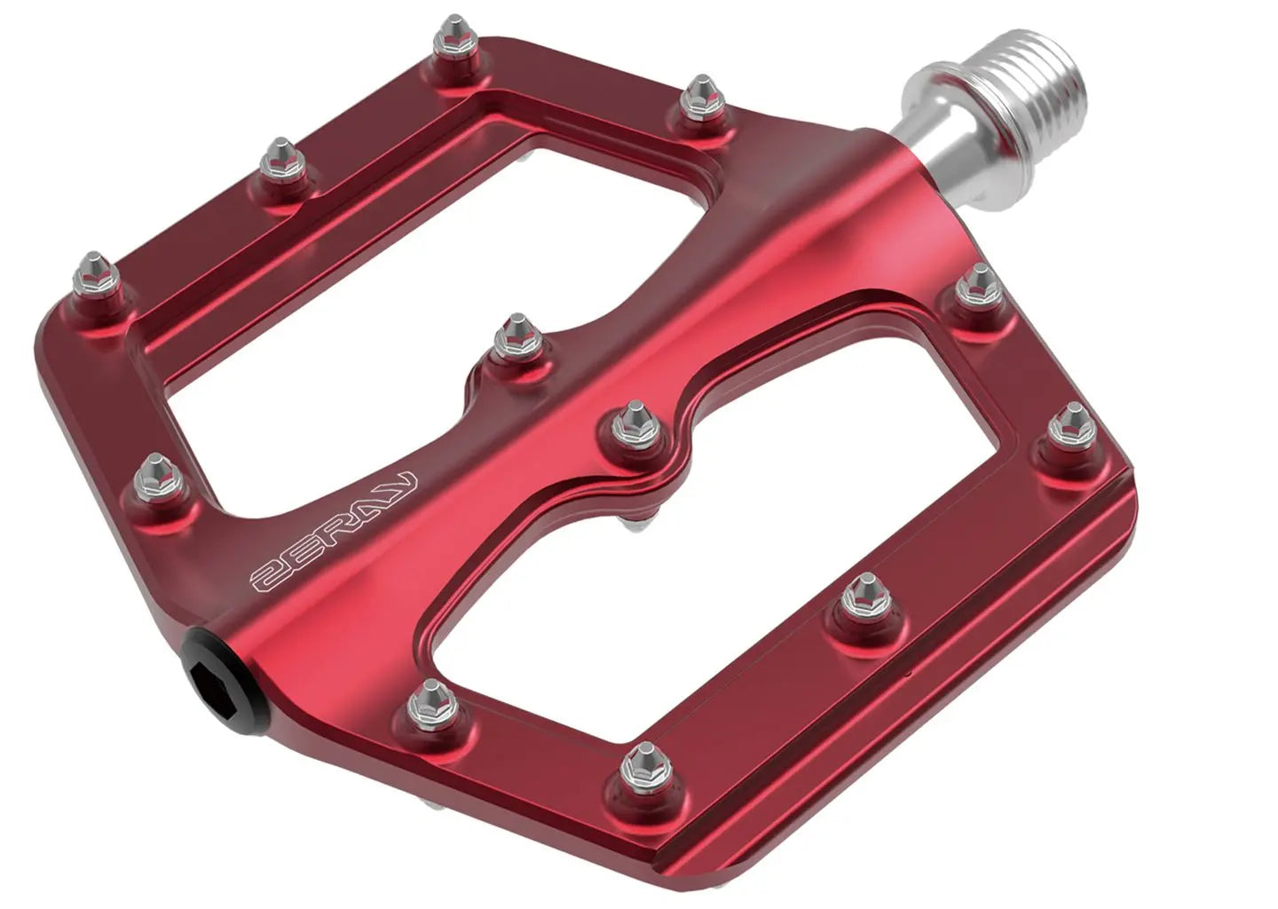 Barbieri absolut pedals d262 flat pedals red