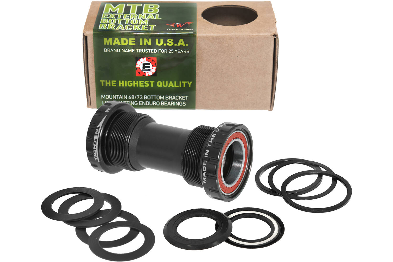 Wielen mfg - trapas mtb bsa shimano fsa acb zwart
