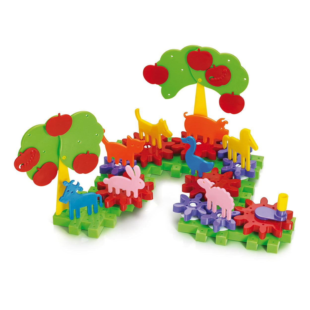 Quercetti georello tandwielenset boerderij, 60dlg.