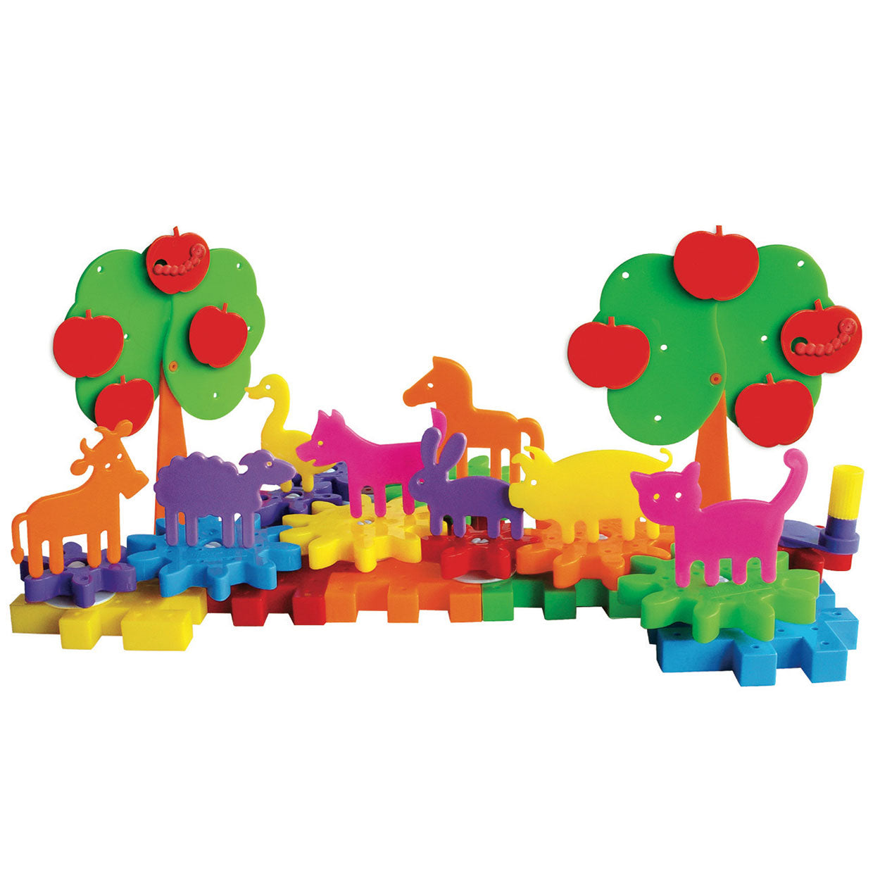 Quercetti georello tandwielenset boerderij, 60dlg.