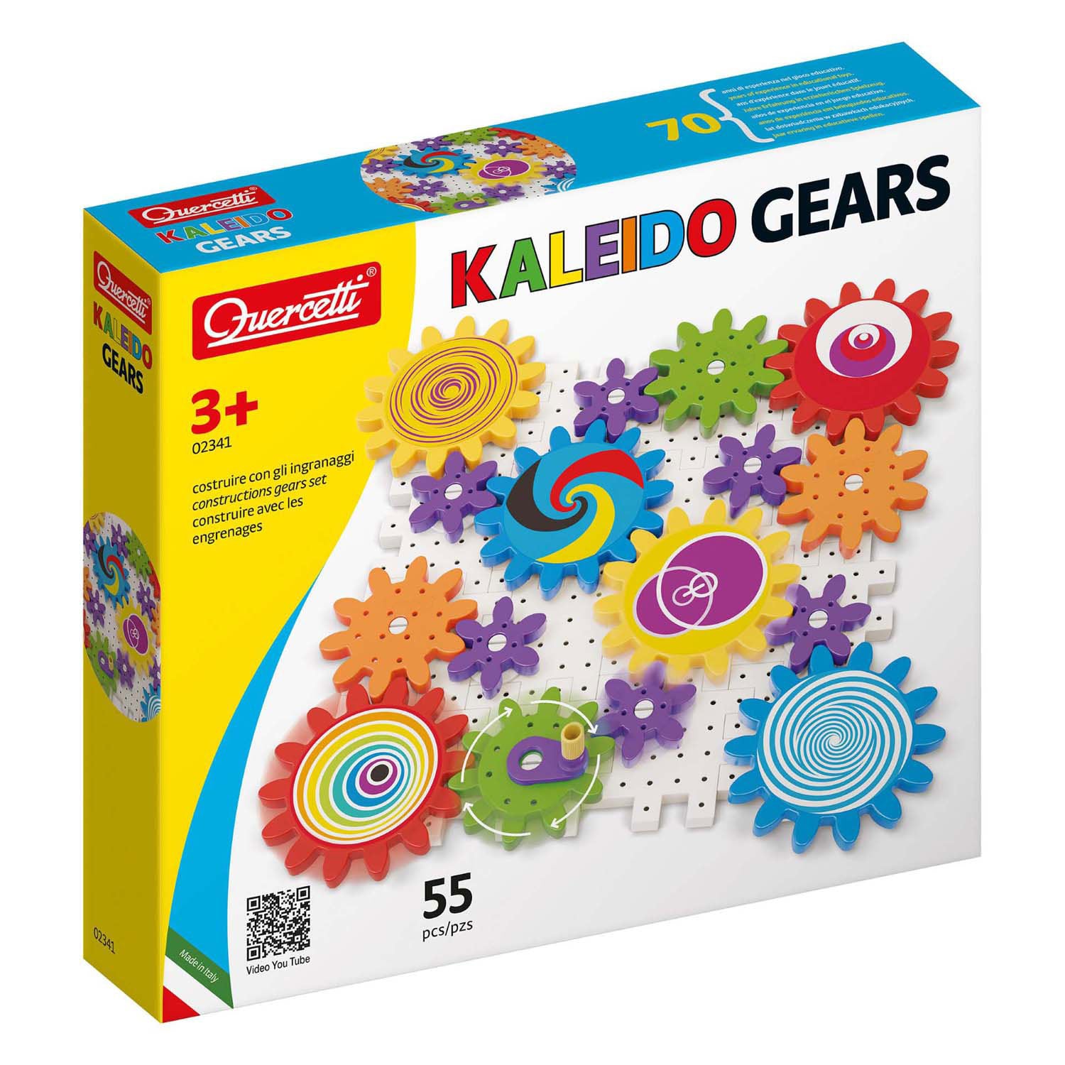 Quercetti kaleido tandwielen