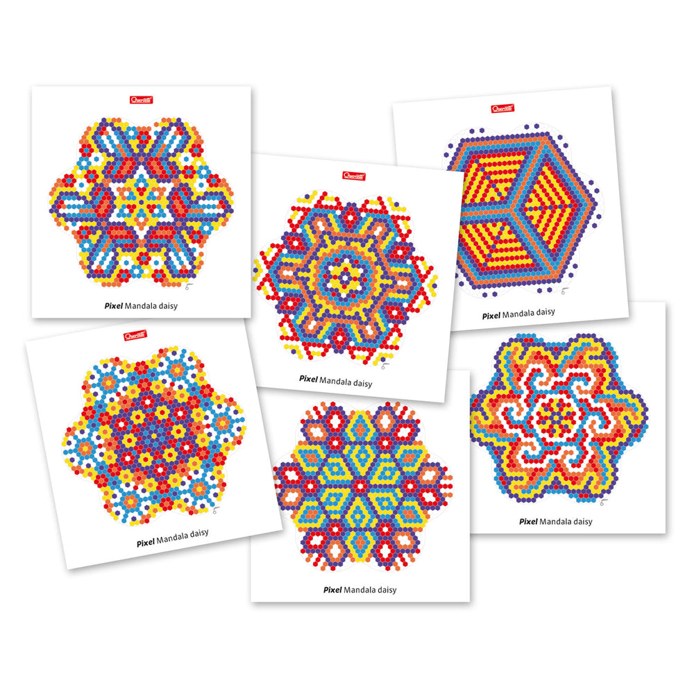 Quercetti pixel art mandala, 1200 pinnen
