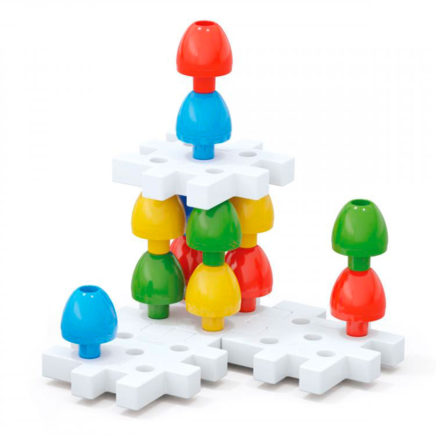 Quercetti stapelspel jumbo peggy junior karton 24-delig