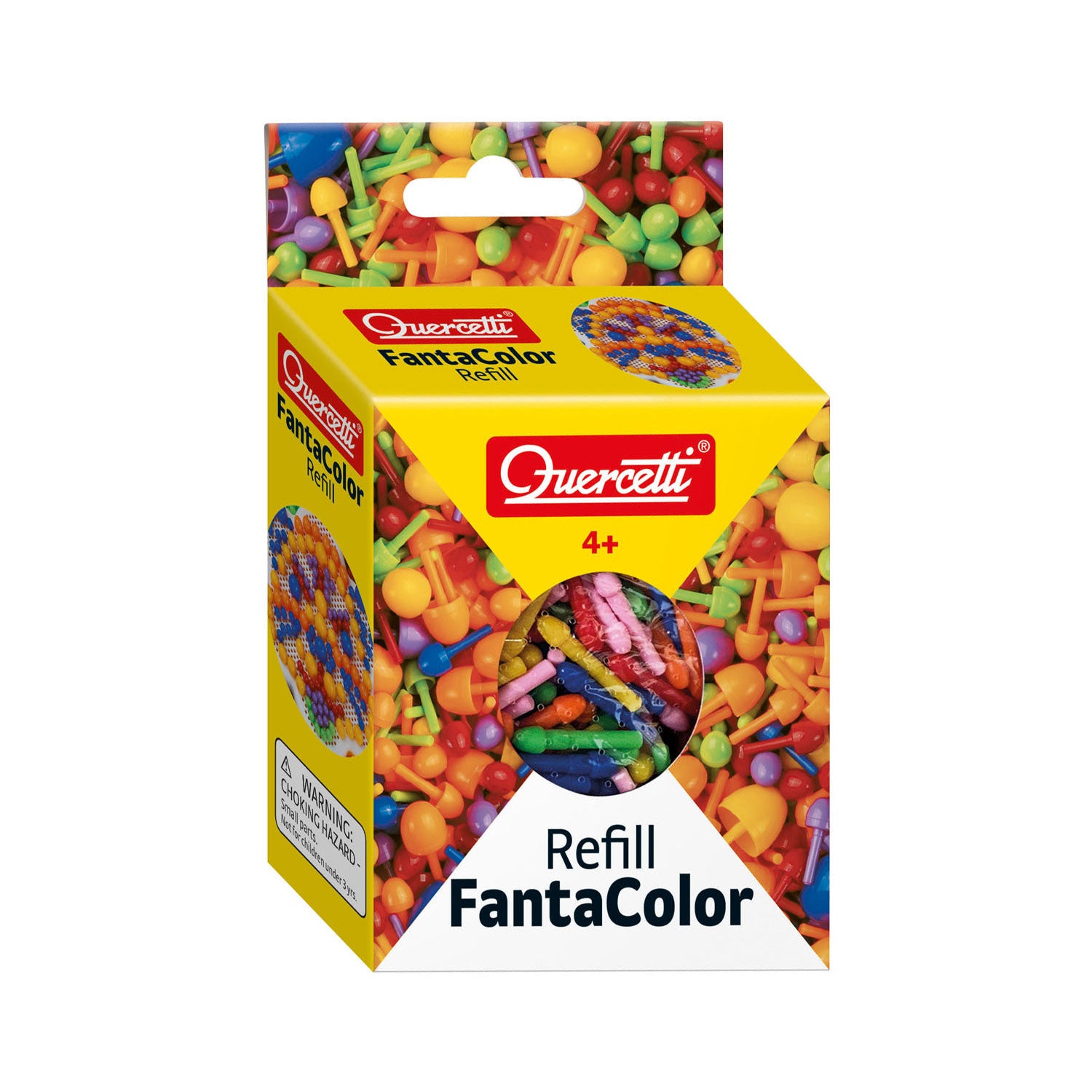 Quercetti insteek mozaiek pinnen 5mm, 450st.