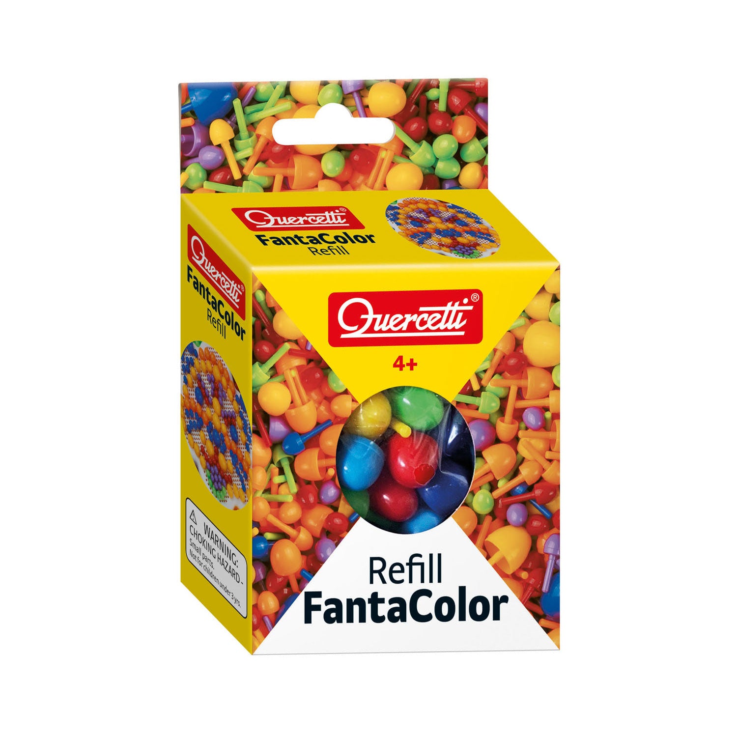 Quercetti insteekmozaïekspelden 15mm, 90st.