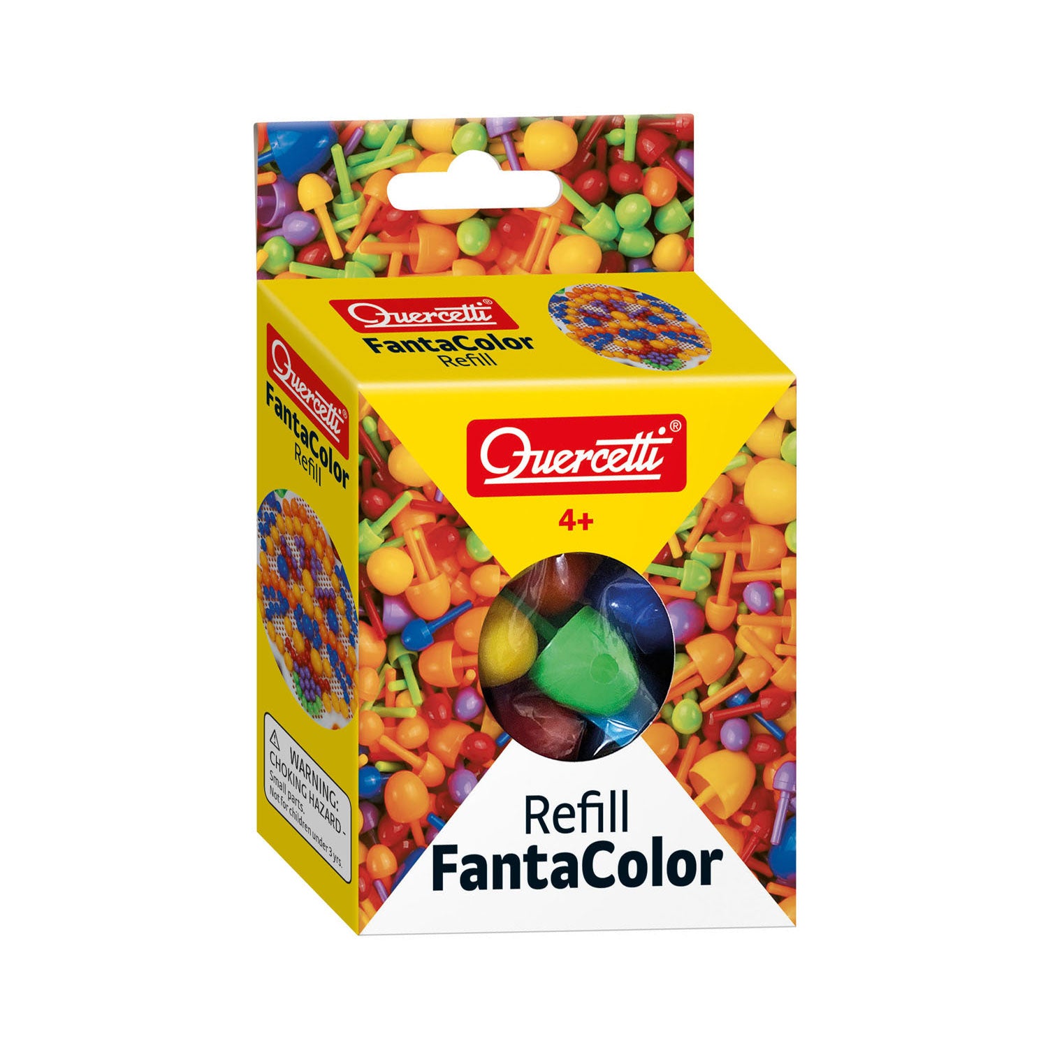 Quercetti insteekmozaïekspelden 20mm, 36st.