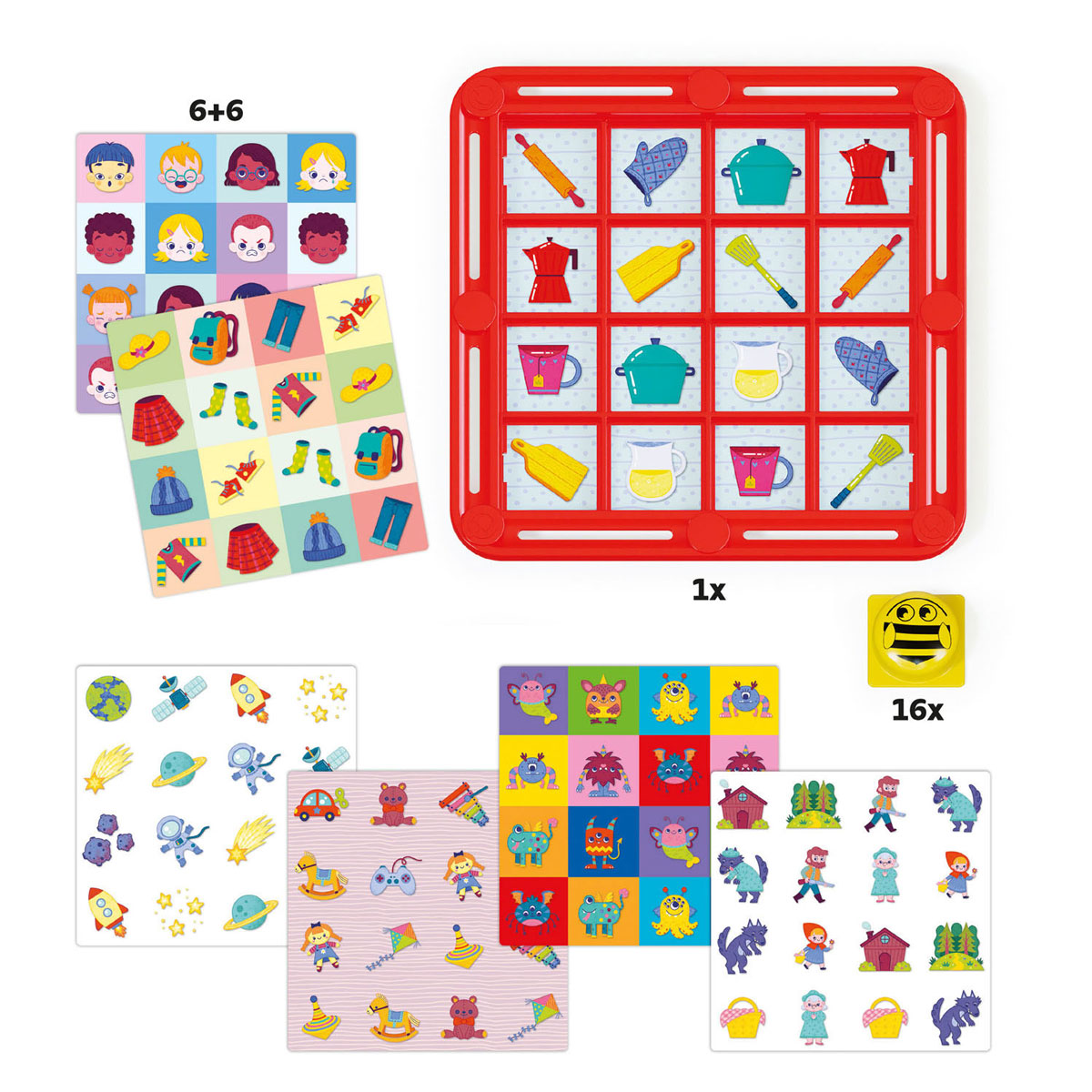 Quercetti fantamemo spel bij