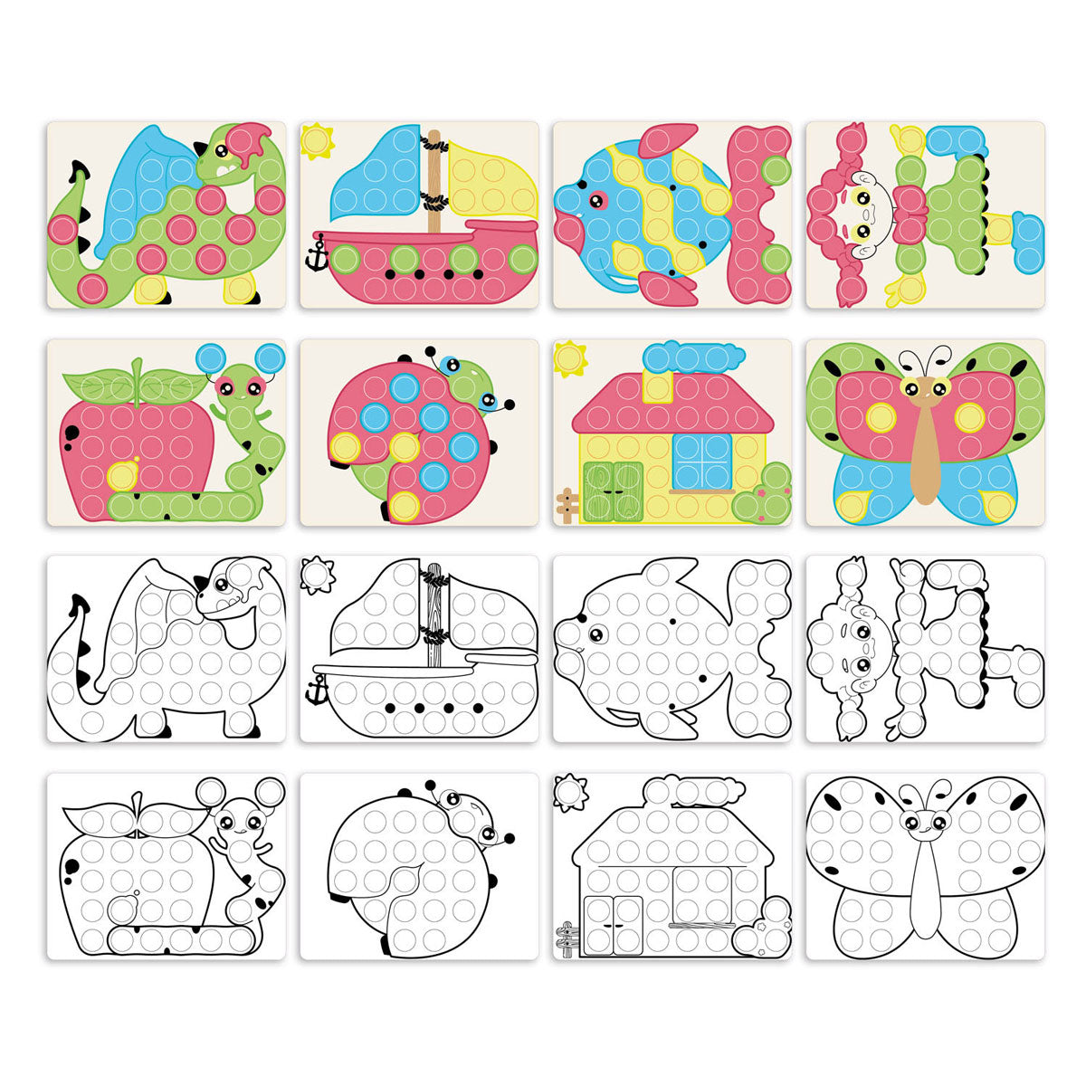 Quercetti fantacolor junior play eco mozaïek