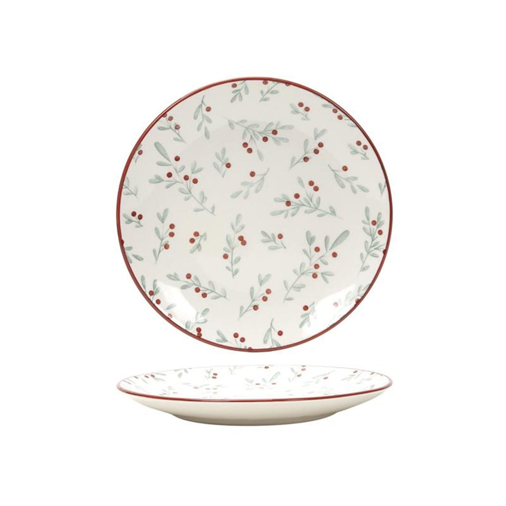 Svenska living bord 'berry' rood ø19,5cm