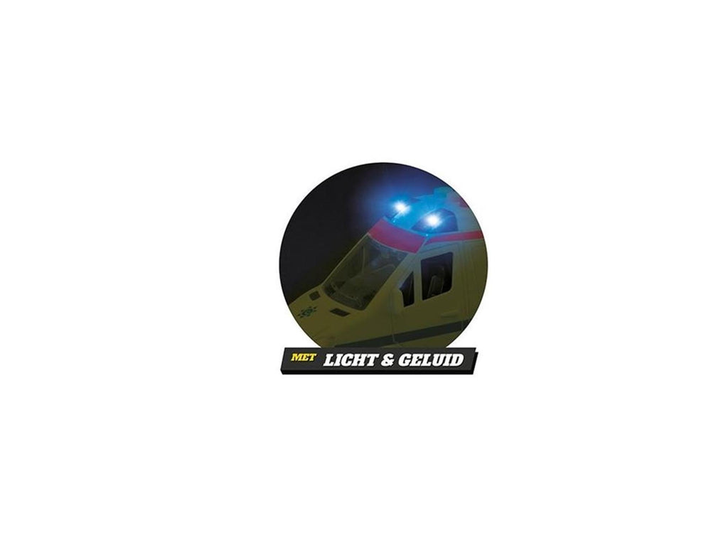 Toi-toys ambulance - speelgoed auto - frictie - licht en geluid - speelgoed