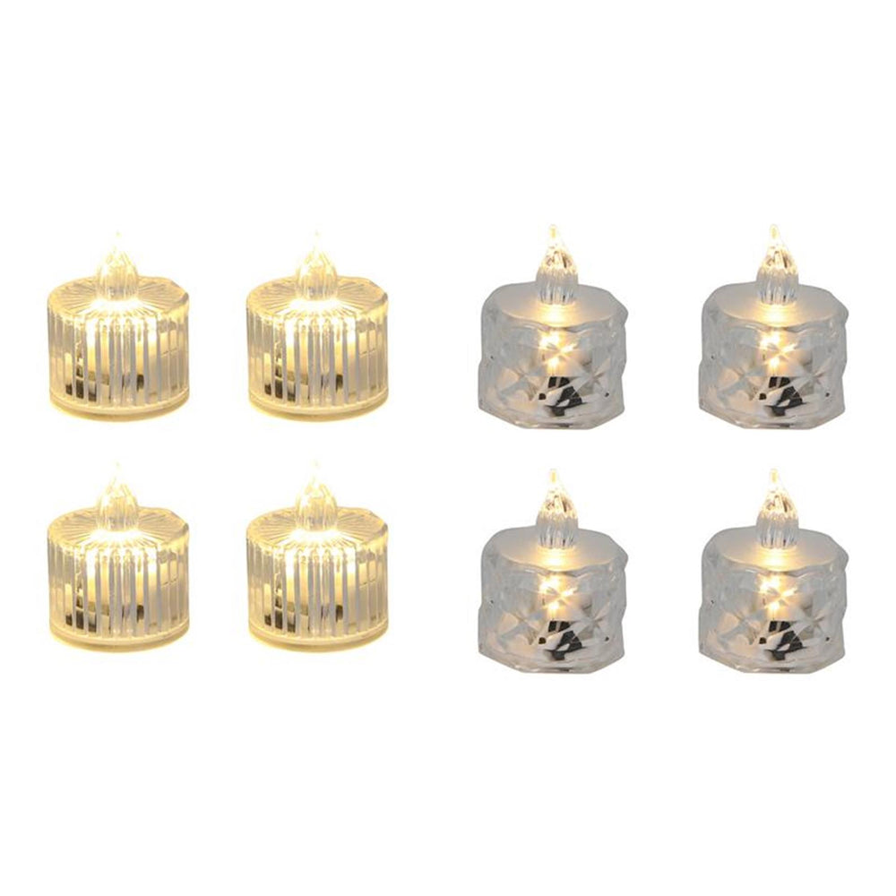 Svenska living mini theelicht transparant, 3.7x5cm, 2ass 2xag10. doos a 12 stuks