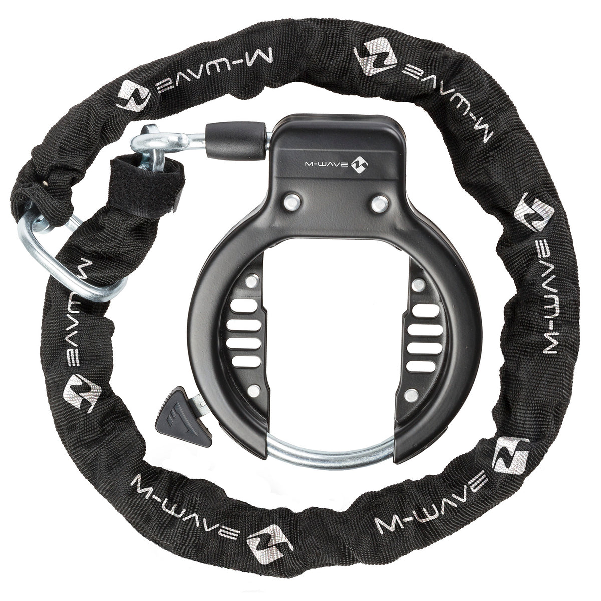 M-wave ring lock with chain