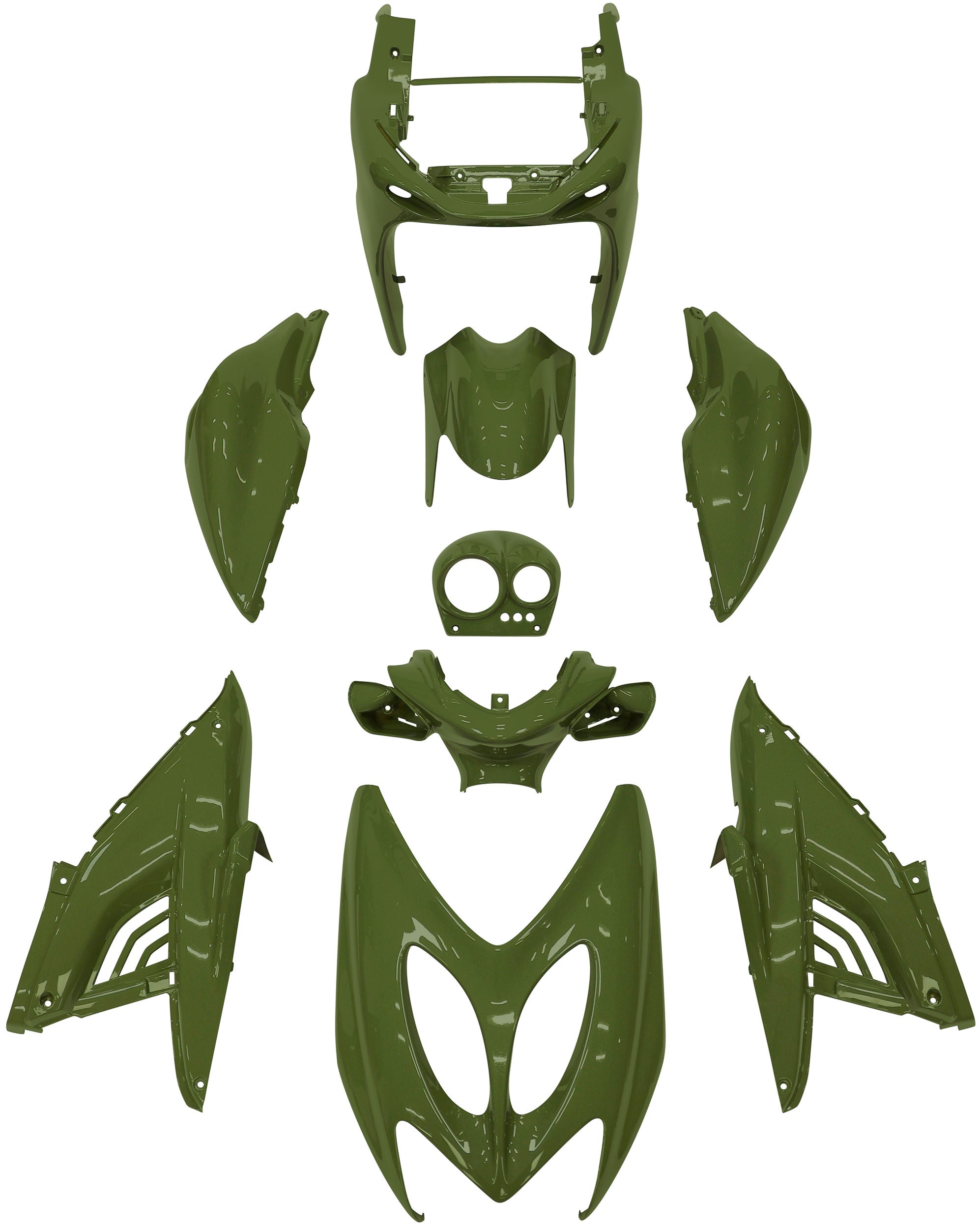 Edge plaatset yamaha aerox 9 delig - districtgroen