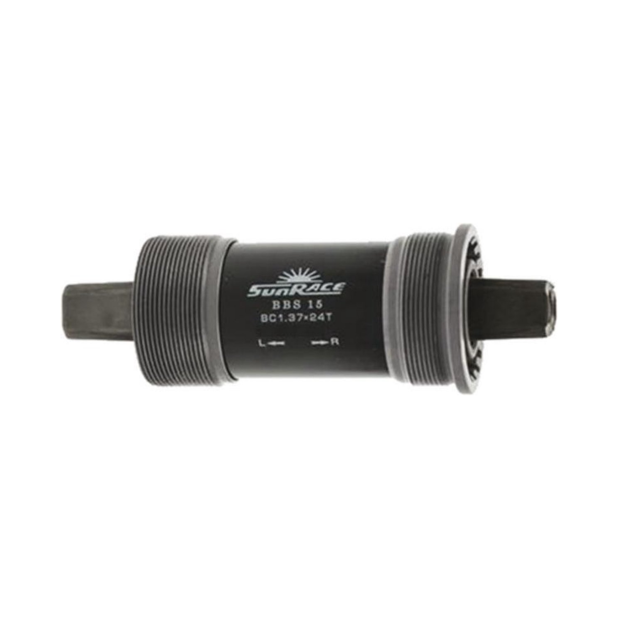 Boîtier de pédalier SunRace k.lager spiel. coupelle aluminium 127mm BSA