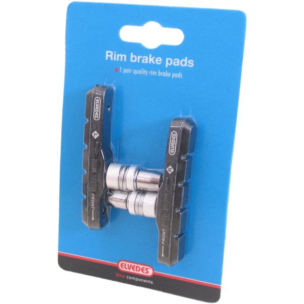 V-brake pads black 72 x 14 mm 2 pieces