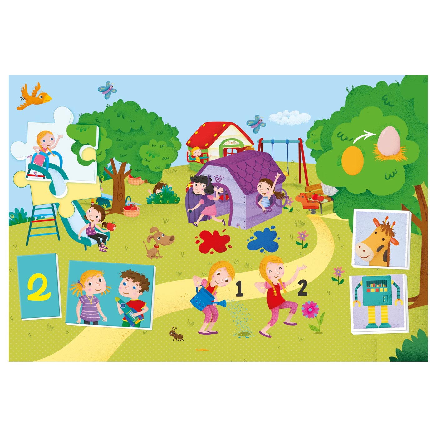 Clementoni spelend leren - 8 spelletjes in 1