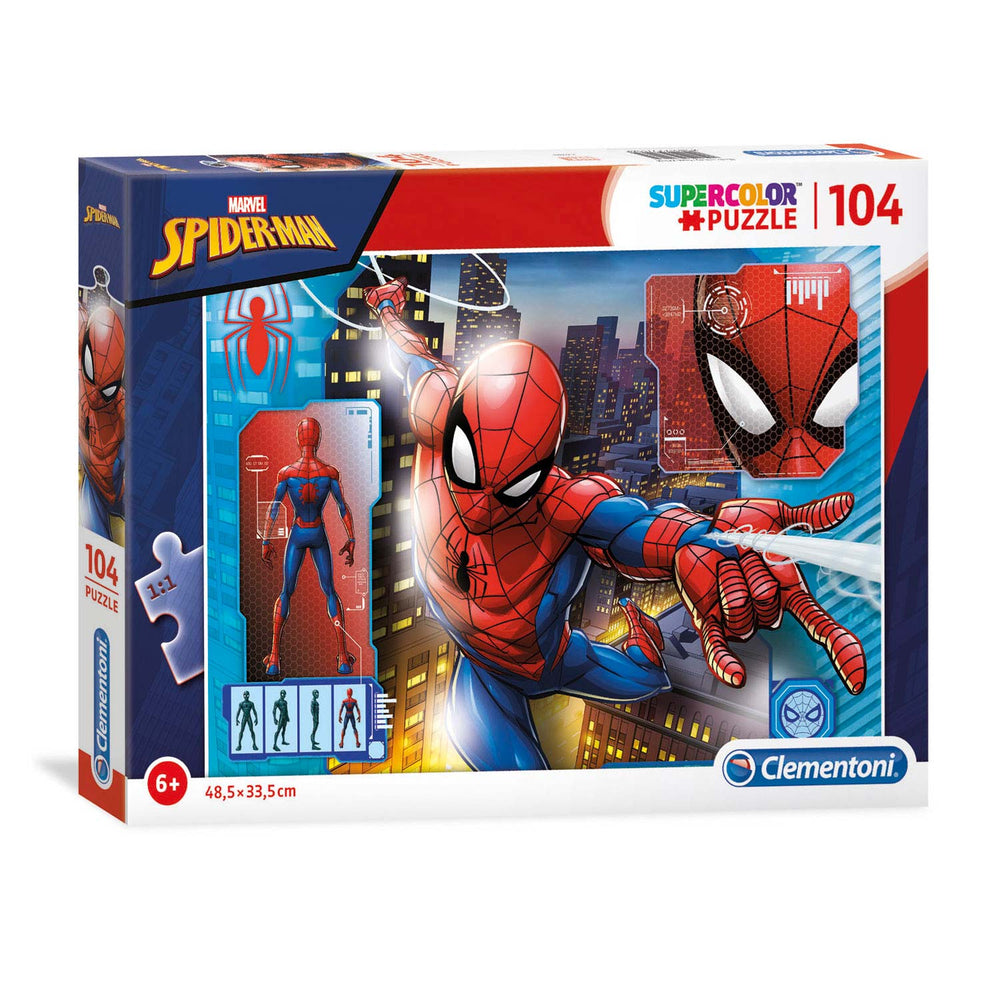 Clementoni Puzzel Spiderman, 104e.
