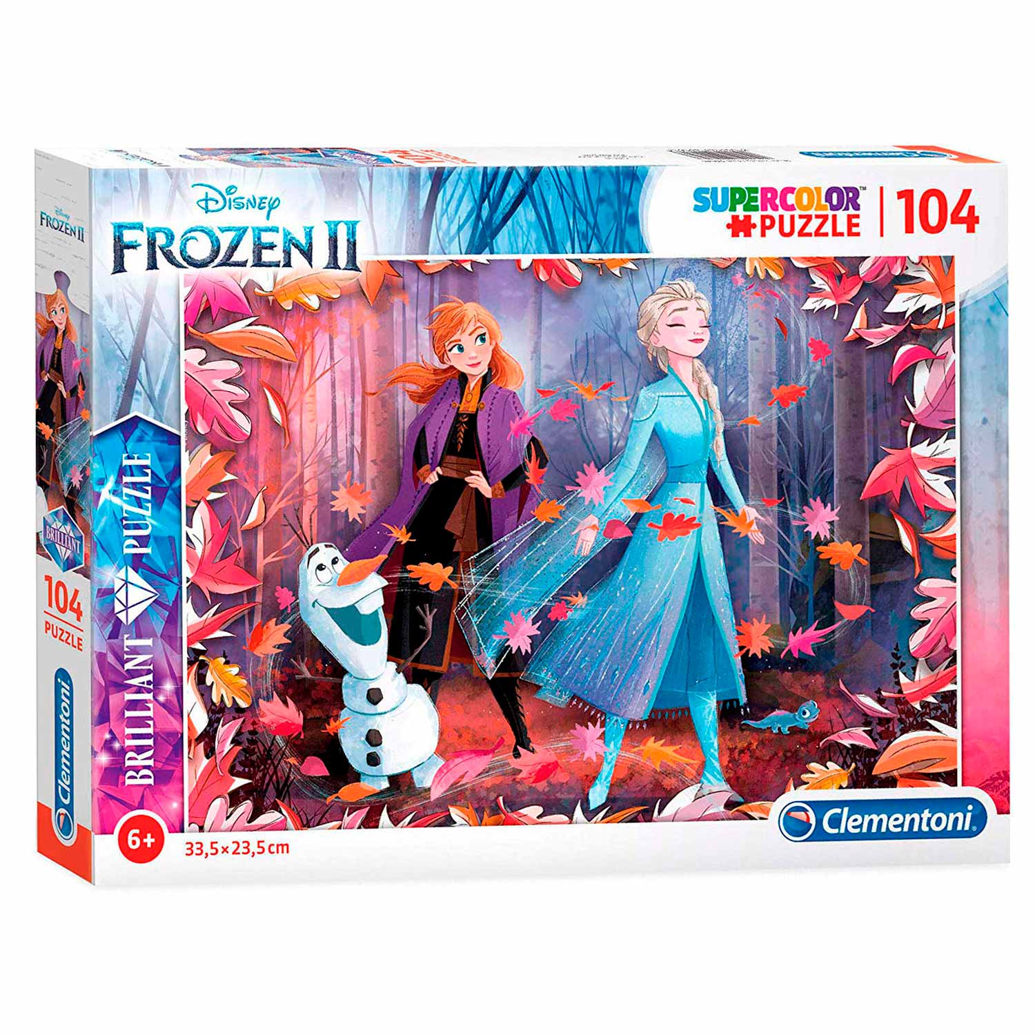 Clementoni Briljante Puzzel Disney Frozen 2, 104st.