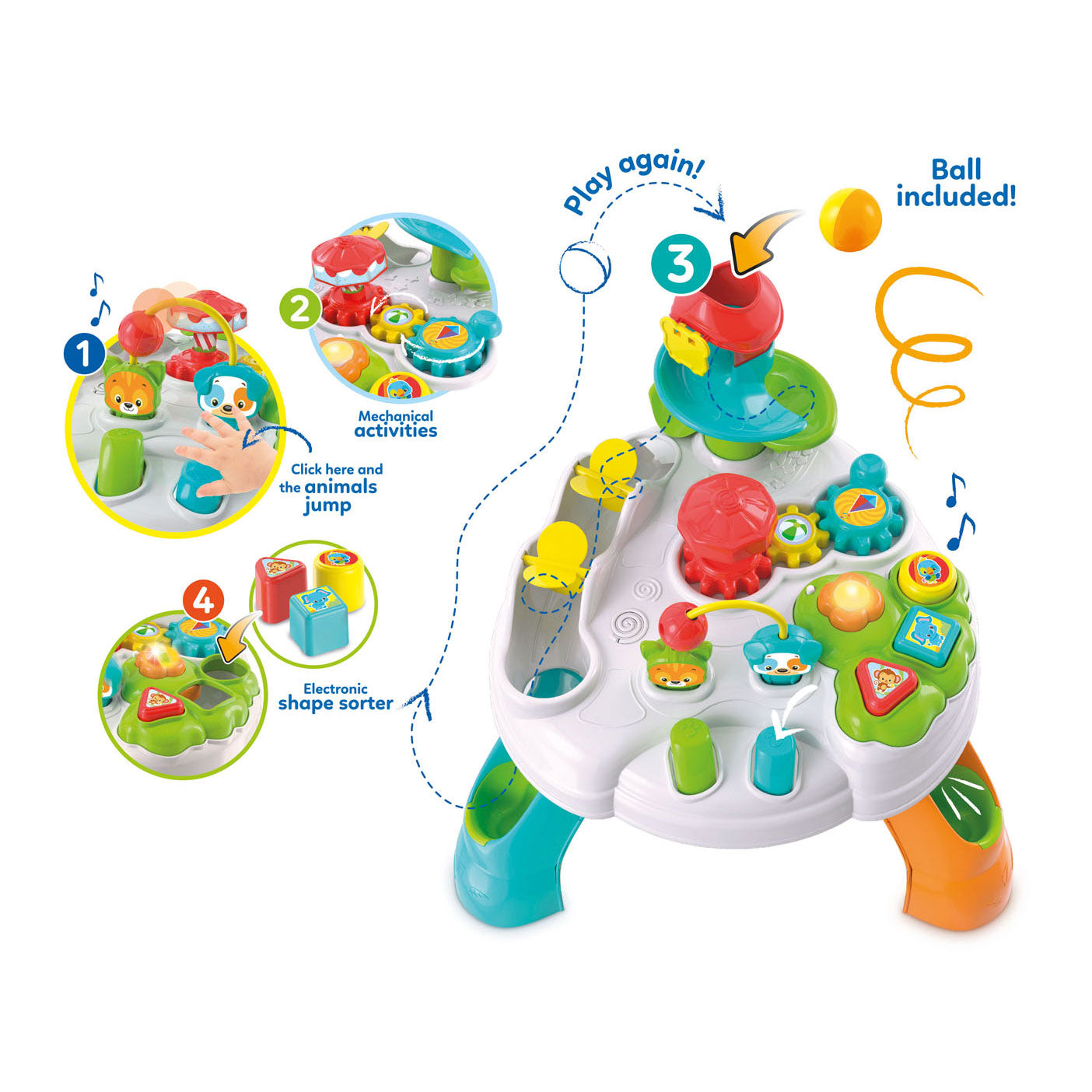 Clementoni baby - interactieve activiteitentafel