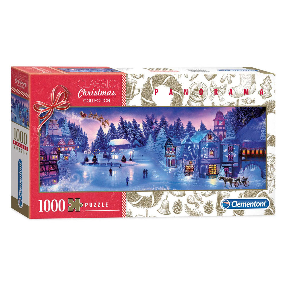 Clementoni Panoramapuzzel Kerst, 1000st.